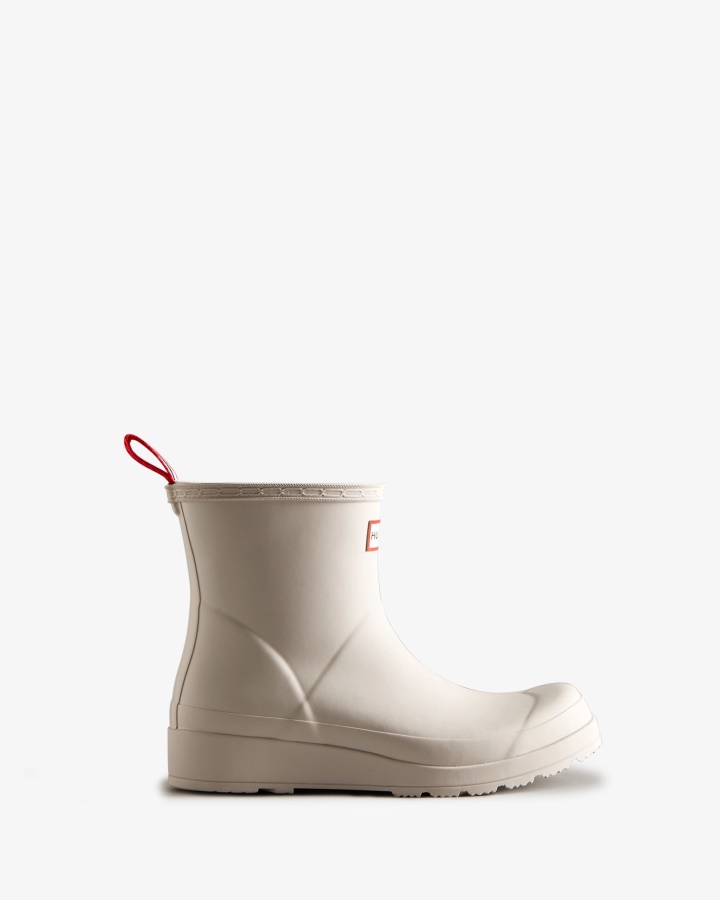 Botas De Lluvia Cortas Hunter Play Para Mujer Gris Pálido