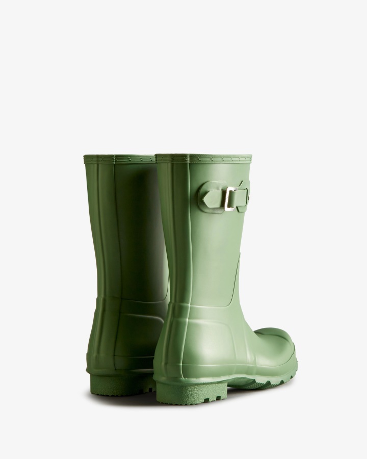 Botas De Lluvia Cortas Originales Para Hombre Hunter Fall Green