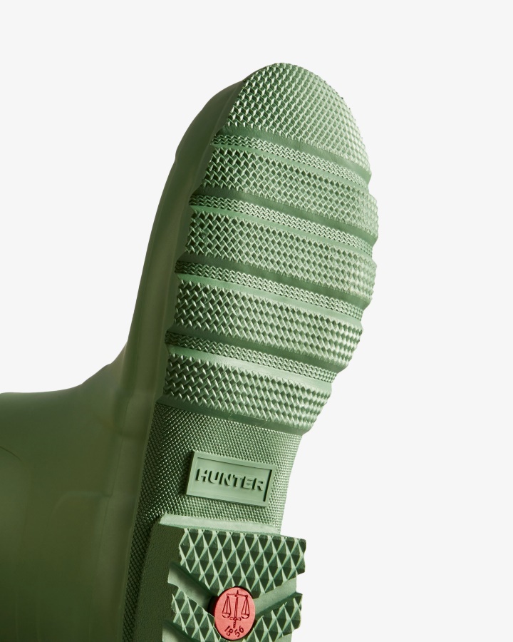 Botas De Lluvia Cortas Originales Para Hombre Hunter Fall Green