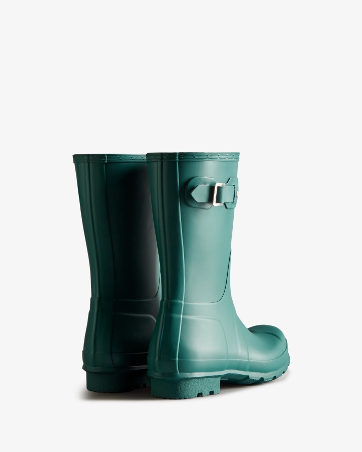 Botas De Lluvia Cortas Originales Para Hombre Hunter Loch Awe Azul