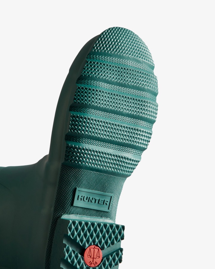 Botas De Lluvia Cortas Originales Para Hombre Hunter Loch Awe Azul