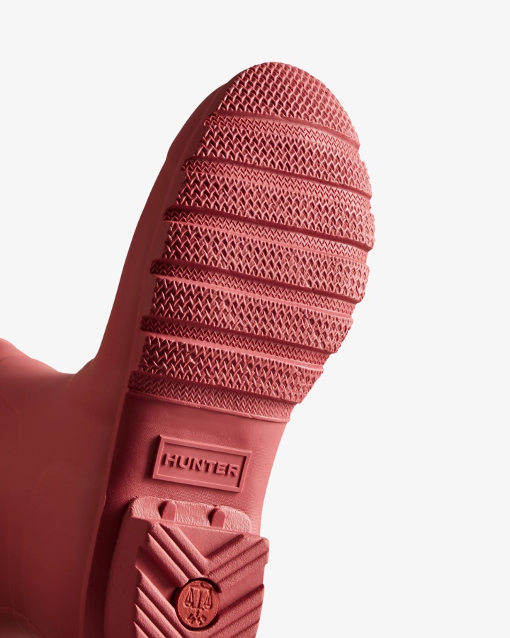 Botas De Lluvia Cortas Originales Para Mujer Hunter Glenmore Rose