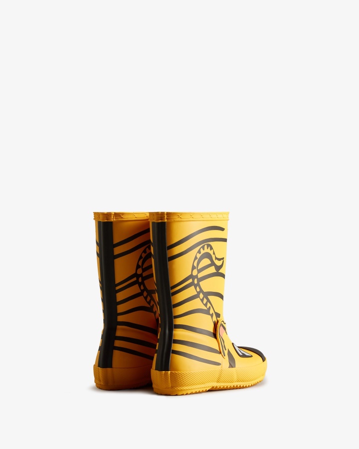 Botas De Lluvia Hunter Kids First (18 Meses-8 Años) Año Nuevo Lunar Amarillo