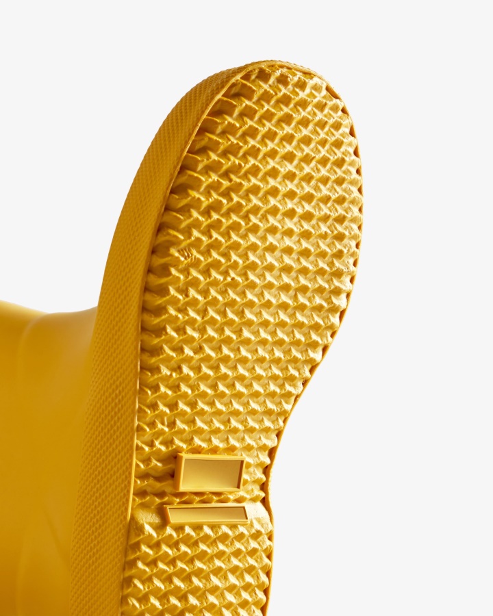 Botas De Lluvia Hunter Kids First (18 Meses-8 Años) Con Asa Amarilla