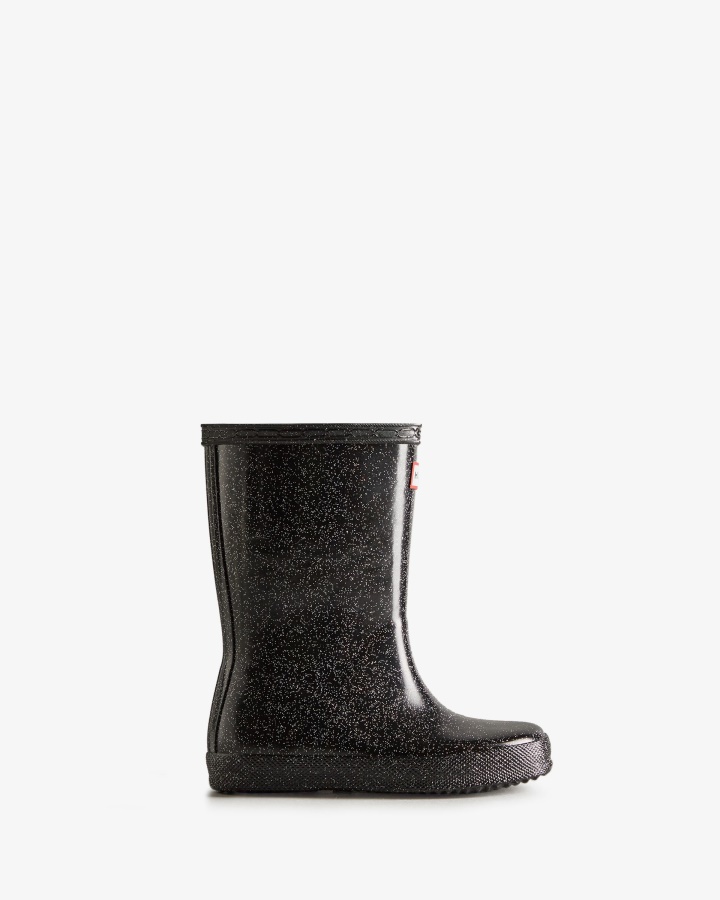 Botas De Lluvia Hunter Kids First (18 Meses-8 Años) Starcloud Negro Multi