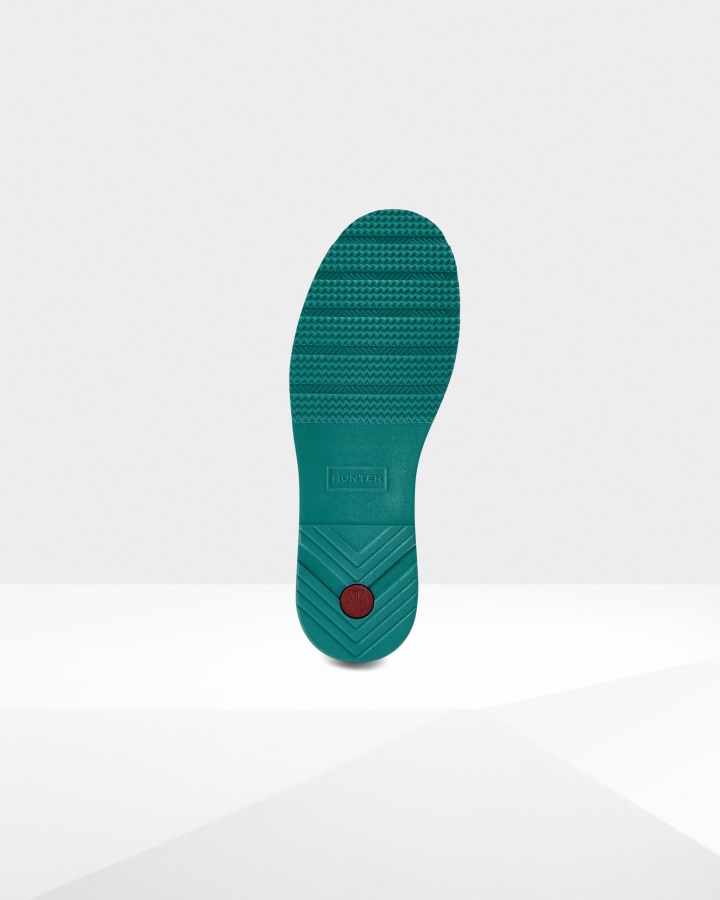 Botas De Lluvia Hunter Mujer Play Short Nebula Abeto Azul