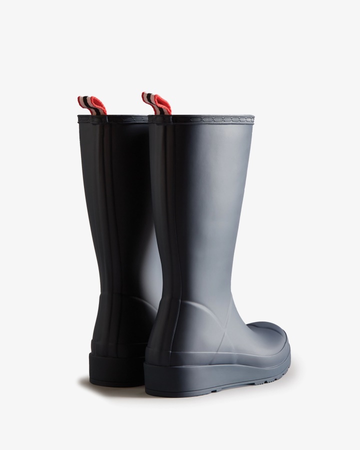 Botas De Lluvia Hunter Mujer Play Tall Valtameri Azul
