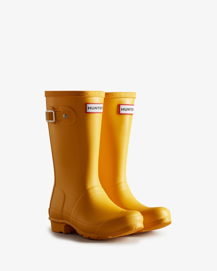 Botas De Lluvia Hunter Original Big Kids (5-11 Años) Amarillo