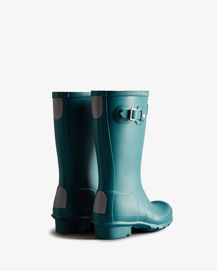 Botas De Lluvia Hunter Original Big Kids (5-11 Años) Azul Opalina