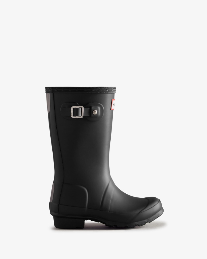 Botas De Lluvia Hunter Original Big Kids (5-11 Años) Negras