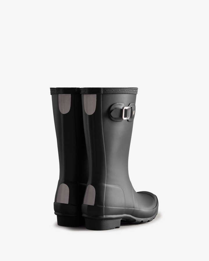 Botas De Lluvia Hunter Original Big Kids (5-11 Años) Negras
