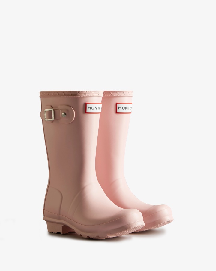 Botas De Lluvia Hunter Original Big Kids (5-11 Años) Rosa Azalea