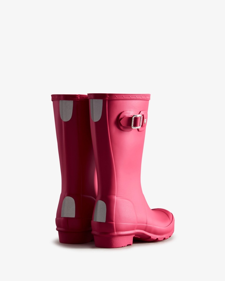 Botas De Lluvia Hunter Original Big Kids (5-11 Años) Rosa Brillante