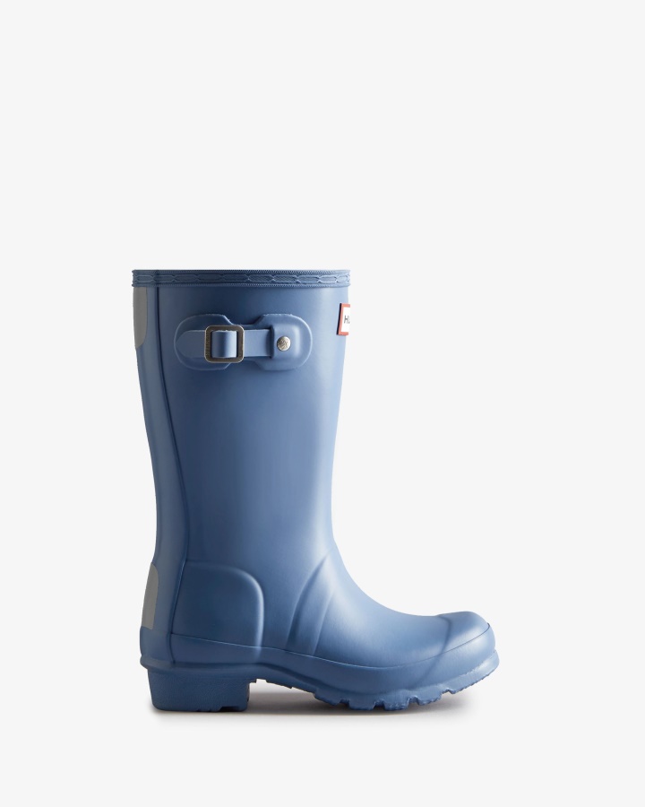 Botas De Lluvia Hunter Original Big Kids (5-11 Años) Stornoway Azul