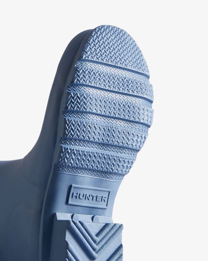 Botas De Lluvia Hunter Original Big Kids (5-11 Años) Stornoway Azul