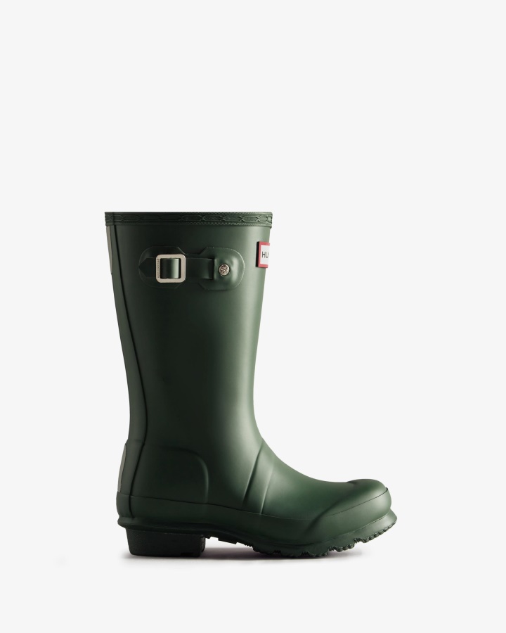 Botas De Lluvia Hunter Original Big Kids (5-11 Años) Verde Cazador
