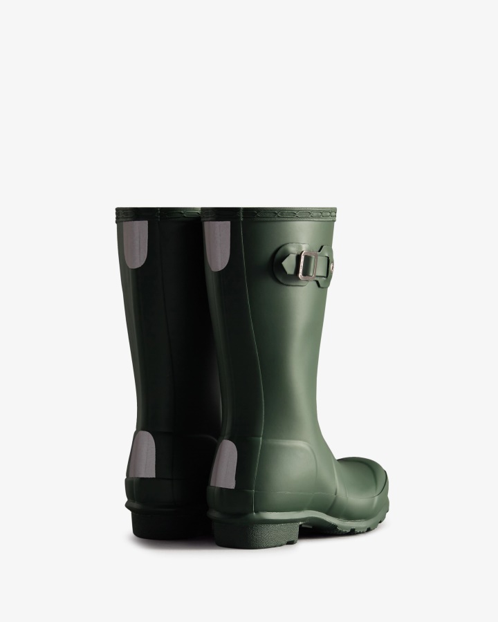 Botas De Lluvia Hunter Original Big Kids (5-11 Años) Verde Cazador