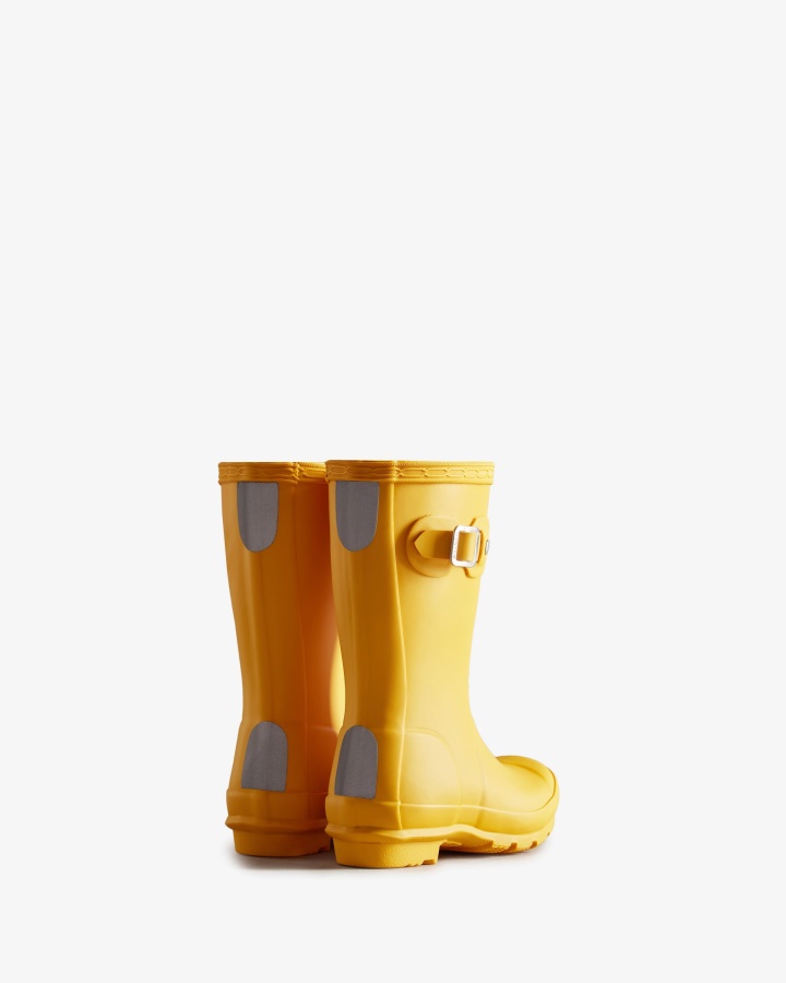 Botas De Lluvia Hunter Originales Para Niños Pequeños (2-6 Años) Amarillas