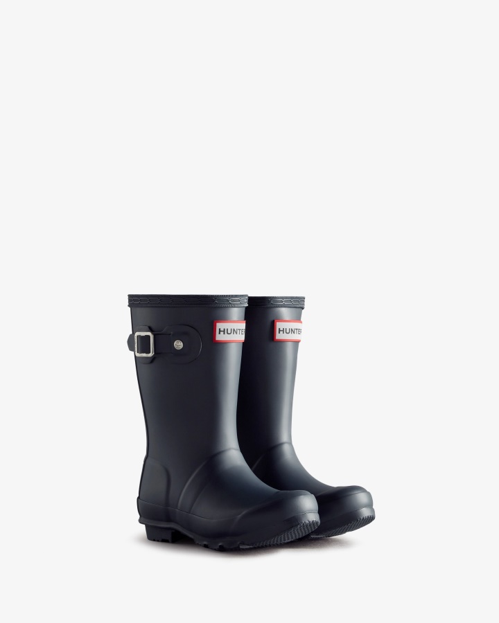 Botas De Lluvia Hunter Originales Para Niños Pequeños (2-6 Años) Azul Marino