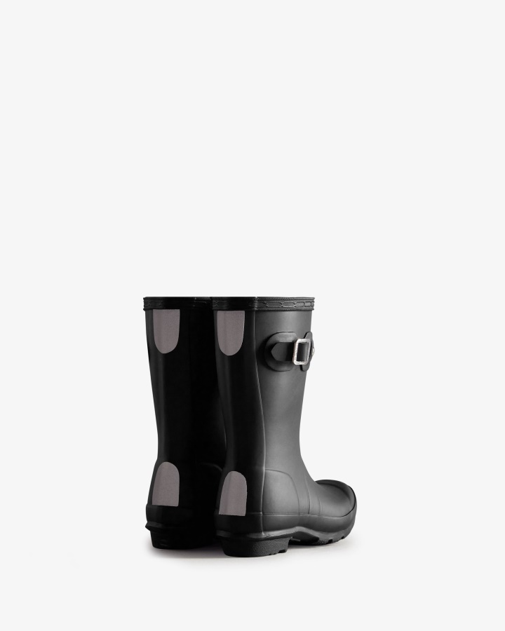 Botas De Lluvia Hunter Originales Para Niños Pequeños (2-6 Años) Negras