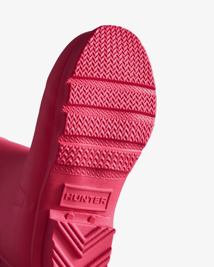 Botas De Lluvia Hunter Originales Para Niños Pequeños (2-6 Años) Rosa Brillante