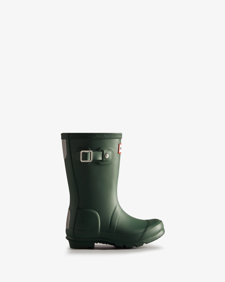 Botas De Lluvia Hunter Originales Para Niños Pequeños (2-6 Años) Verde Cazador