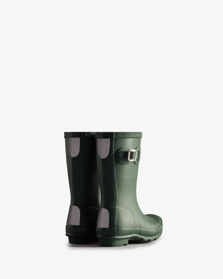 Botas De Lluvia Hunter Originales Para Niños Pequeños (2-6 Años) Verde Cazador