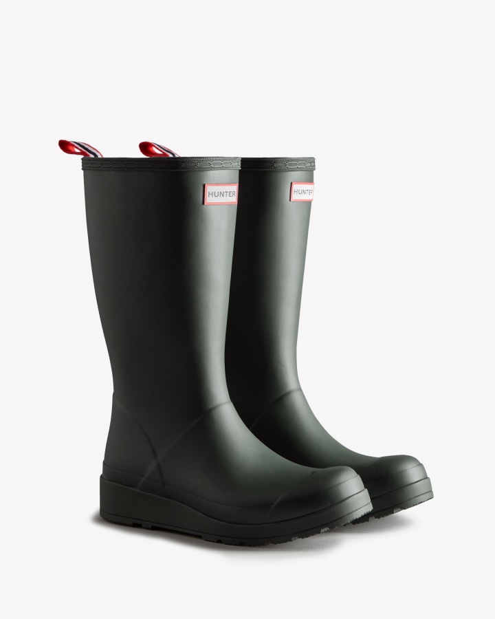 Botas De Lluvia Hunter Para Mujer Play Tall Verde Musgo ártico