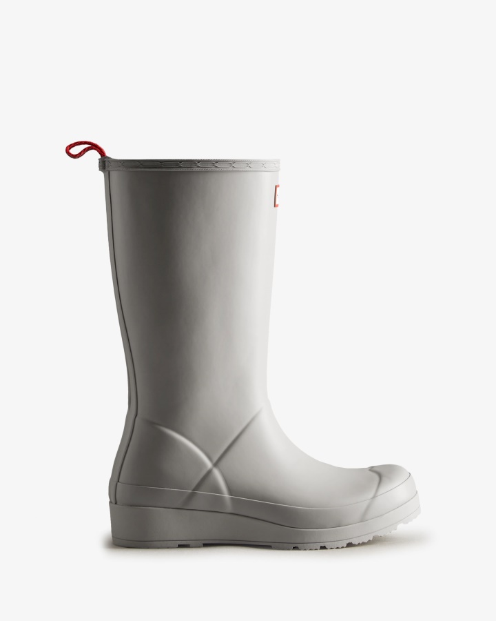 Botas De Lluvia Hunter Play Tall Para Mujer Gris Zinc