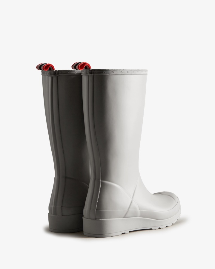 Botas De Lluvia Hunter Play Tall Para Mujer Gris Zinc