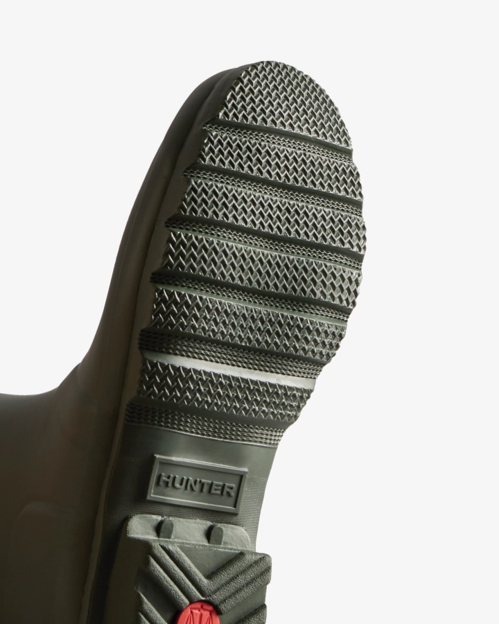 Botas De Lluvia Mujer Hunter Corta Espalda Ajustable Maa Green-wild Green