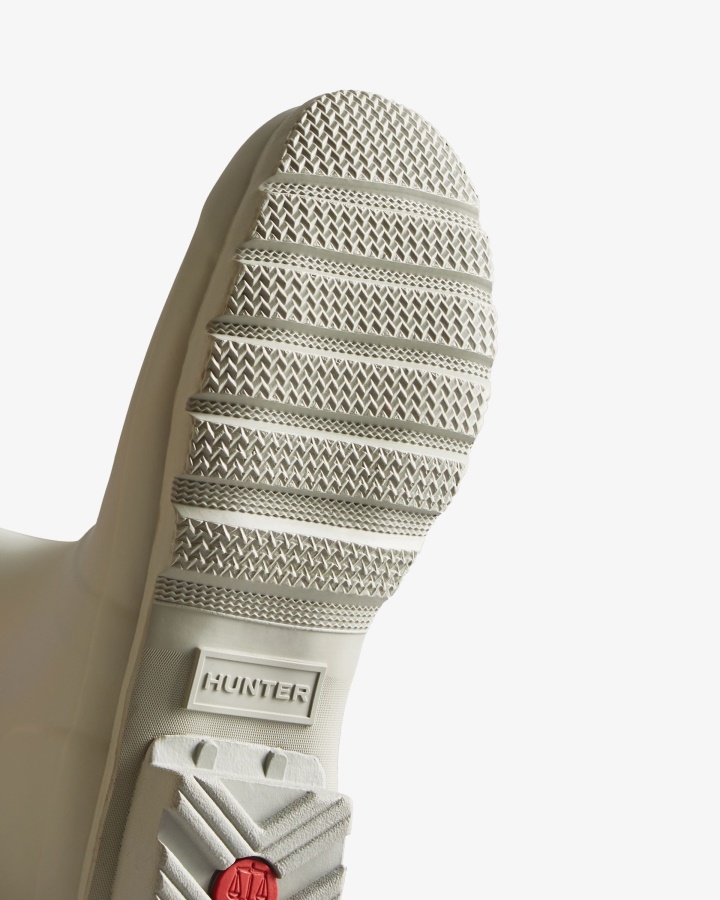 Botas De Lluvia Mujer Hunter Espalda Corta Ajustables Gris Hielo-gris Urbano