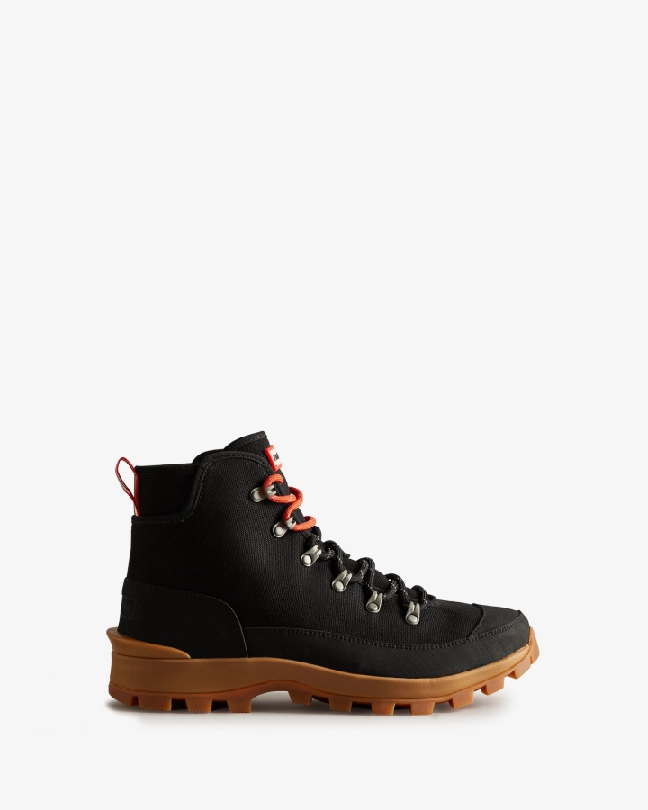 Botas De Lona Para Hombre Hunter Desert Commando Negras