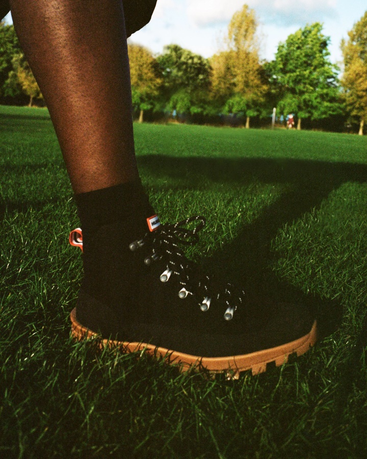 Botas De Lona Para Hombre Hunter Desert Commando Negras