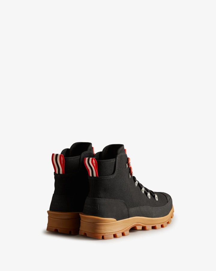 Botas De Lona Para Hombre Hunter Desert Commando Negras