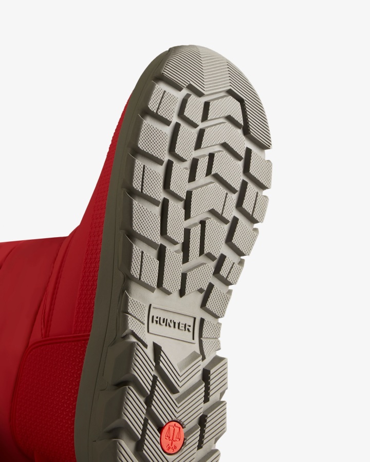 Botas De Nieve Cortas Con Aislamiento Para Mujer Hunter Red Chill