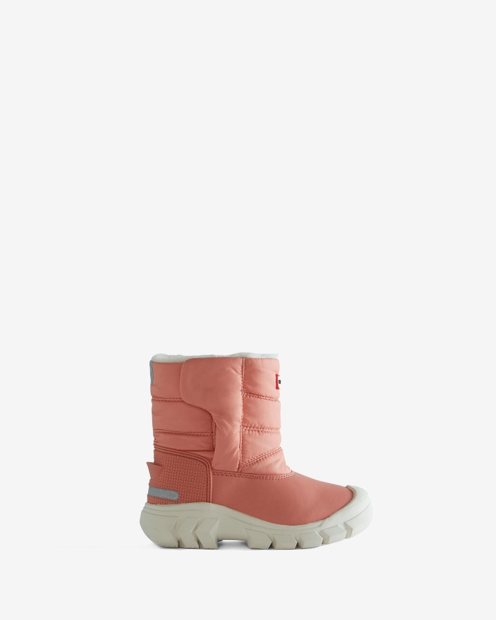 Botas De Nieve Intrépidas Con Aislamiento Para Niños Pequeños (18 Meses-6 Años) De Cazador áspero Rosa-sauce Blanco
