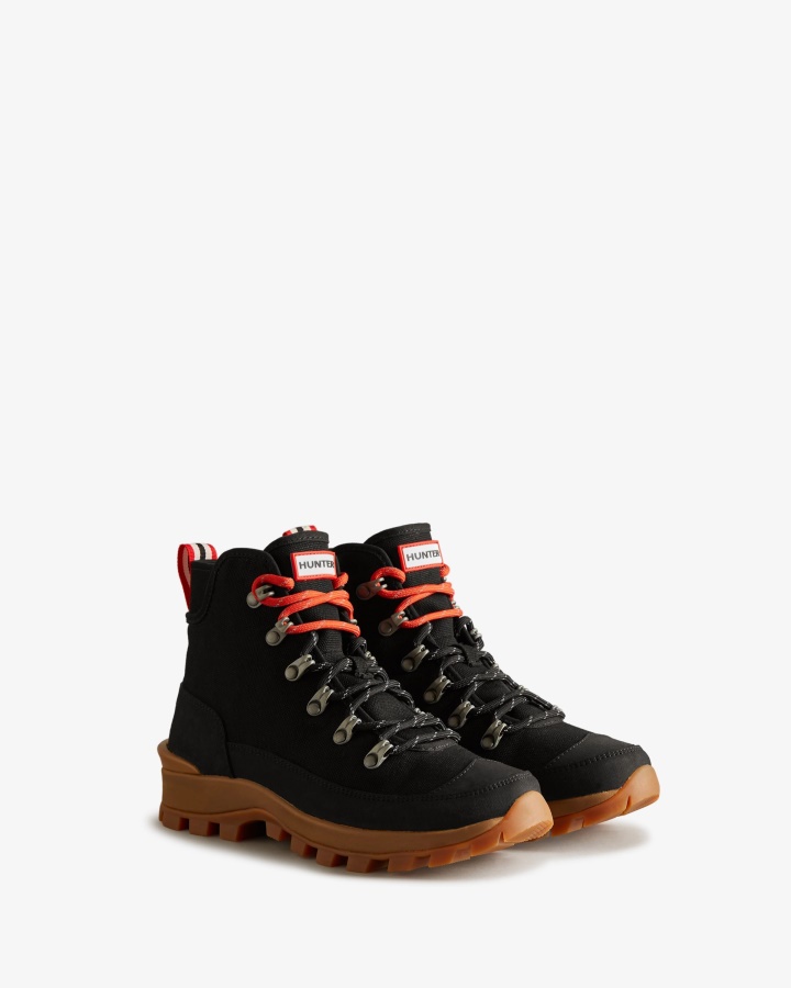 Botas Hunter De Lona Para Mujer Desert Commando Negras
