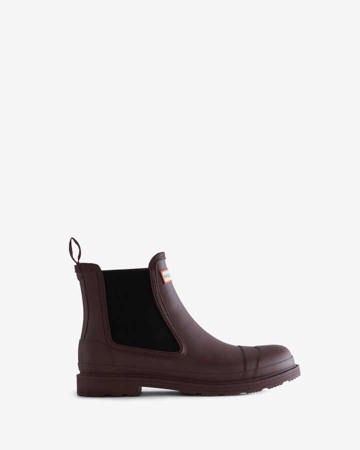 Botas Hunter Hombre Commando Chelsea Marron Ruskea