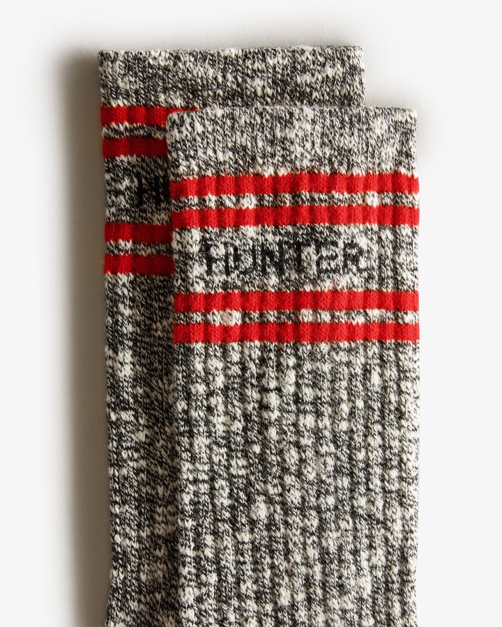 Calcetines Cortos Hunter Branded College Mouline Negros