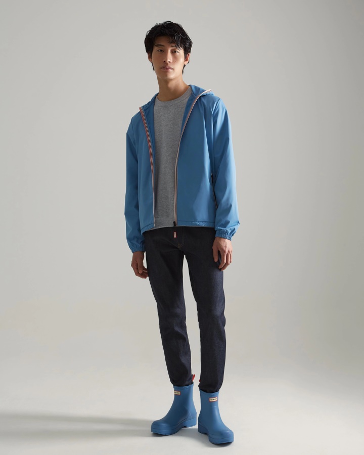 Cazadora De Hombre Reciclada Ligera Plegable Stornoway Azul