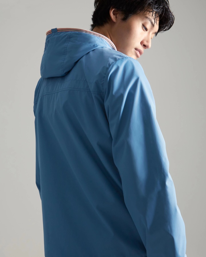 Cazadora De Hombre Reciclada Ligera Plegable Stornoway Azul