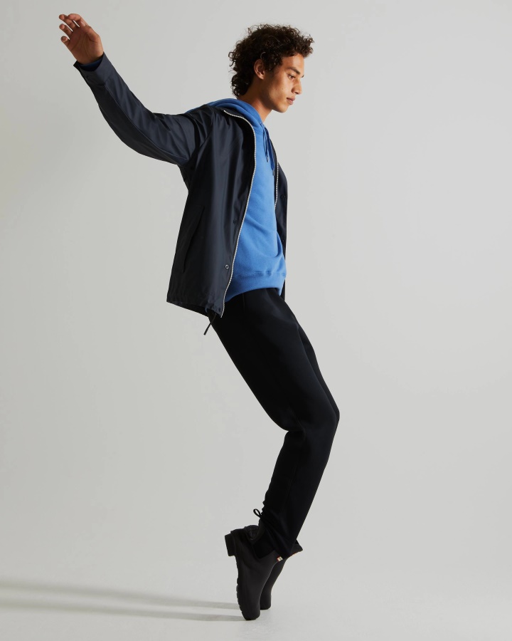 Cazadora Impermeable Ligera Hombre Hunter Azul Marino