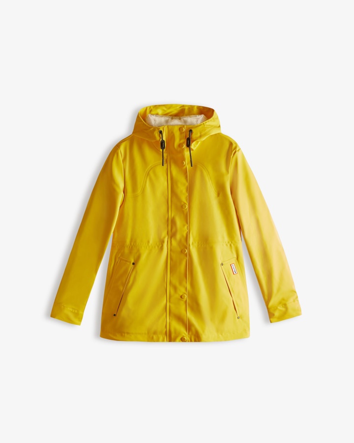 Cazadora Impermeable Ligera Mujer Hunter Amarilla