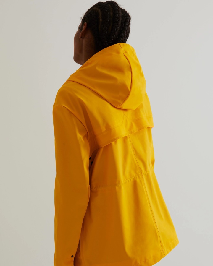 Cazadora Impermeable Ligera Mujer Hunter Amarilla