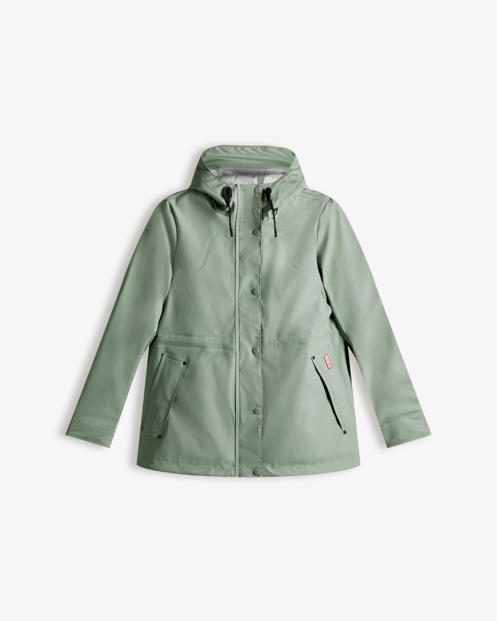 Cazadora Impermeable Ligera Mujer Hunter Verde Dulce Vendaval