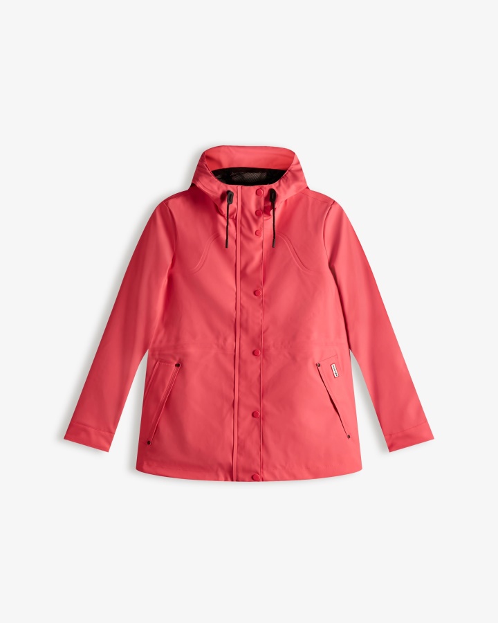 Cazadora Impermeable Ligera Para Mujer Rowan Rosa