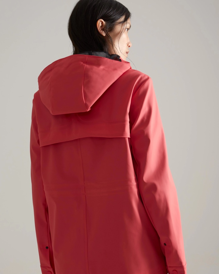 Cazadora Impermeable Ligera Para Mujer Rowan Rosa