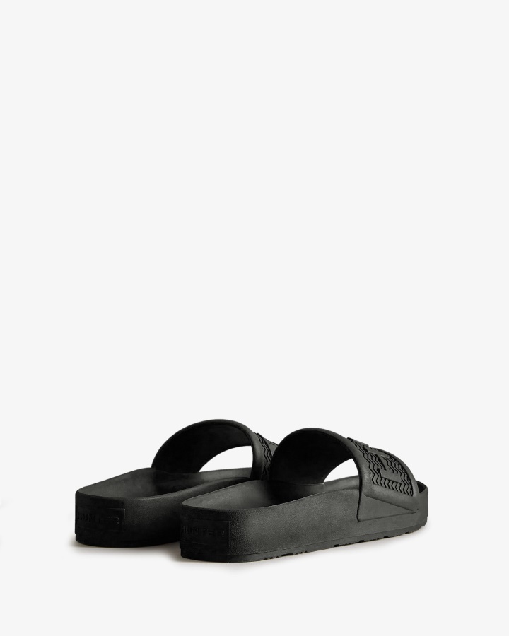 Chanclas De Hombre Hunter Bloom Negras