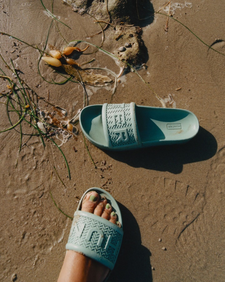 Chanclas De Mujer Hunter Bloom Sweet Gale Verde